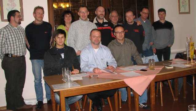 Der Vorstand des Motor-Sport-Clubs Rockenberg im Jahr 2010