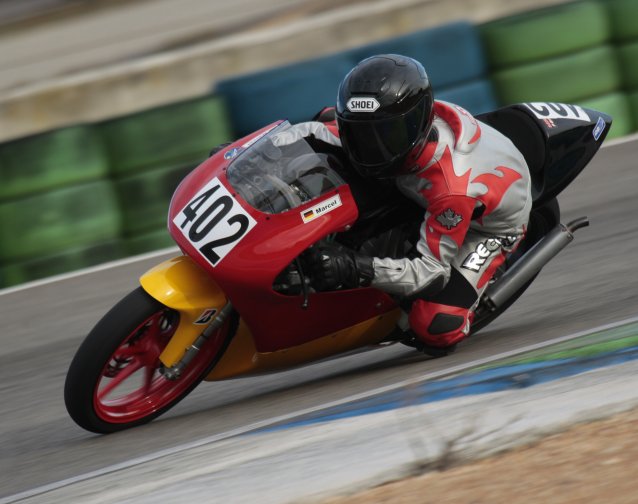 Marcel Alves-Rodrigues auf seiner HONDA RS 125 in Calafat Spanien